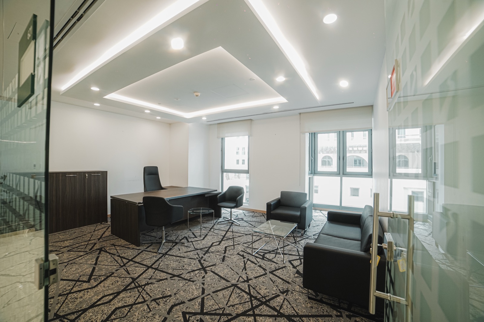 Executive office with lounge